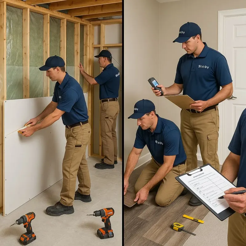 Repairs and Reconstruction process in Rowan County, NC